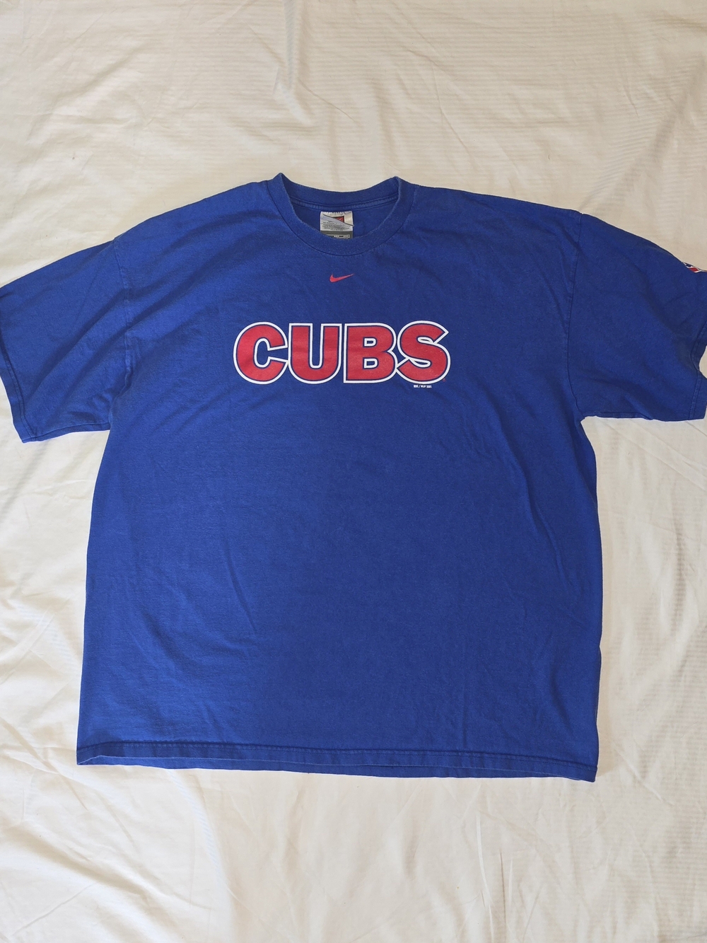Nike Men's Chicago Cubs Royal Blue Graphic T-Shirt